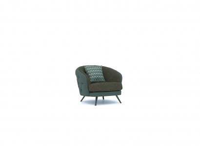 Luxury living room armchair upholstery furniture Chesterfield modern seat